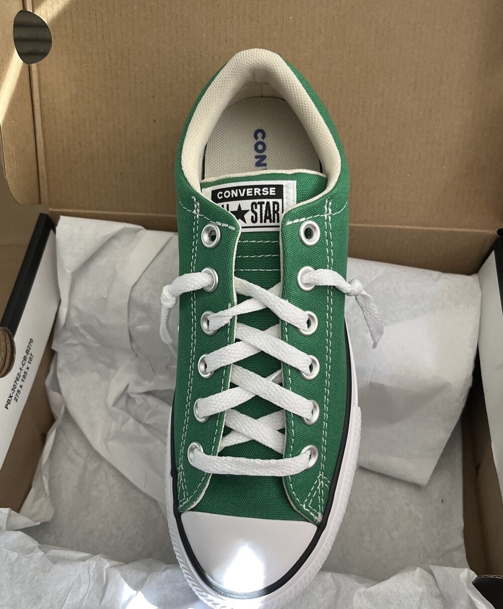 Converse Kids' Street Ox Low Top Sneakers - Green Size 5